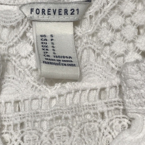 Forever 21 Boho‎ White Top - Picture 5 of 6
